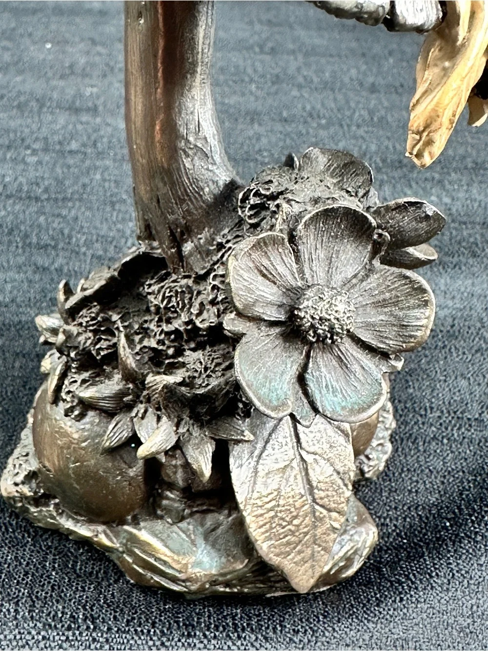 Genesis Fine Arts Little Fairie Sleeping Hand Painted Cold-Cast Bronze Figurine